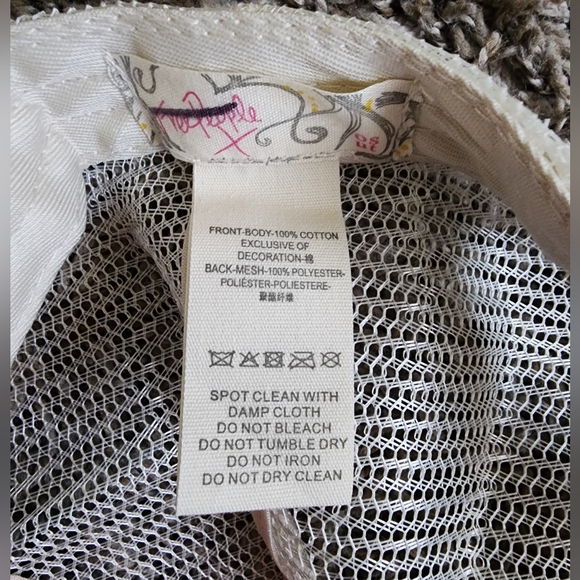Free People Puerto Vallarta Adjustable Spring Break Trucker Hat NWOT - Picture 4 of 4